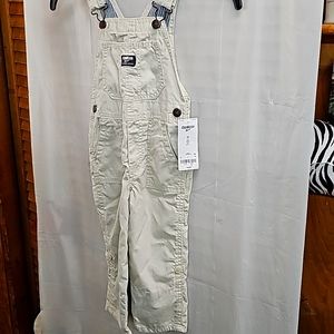 Oshkosh sz 2t khaki overalls